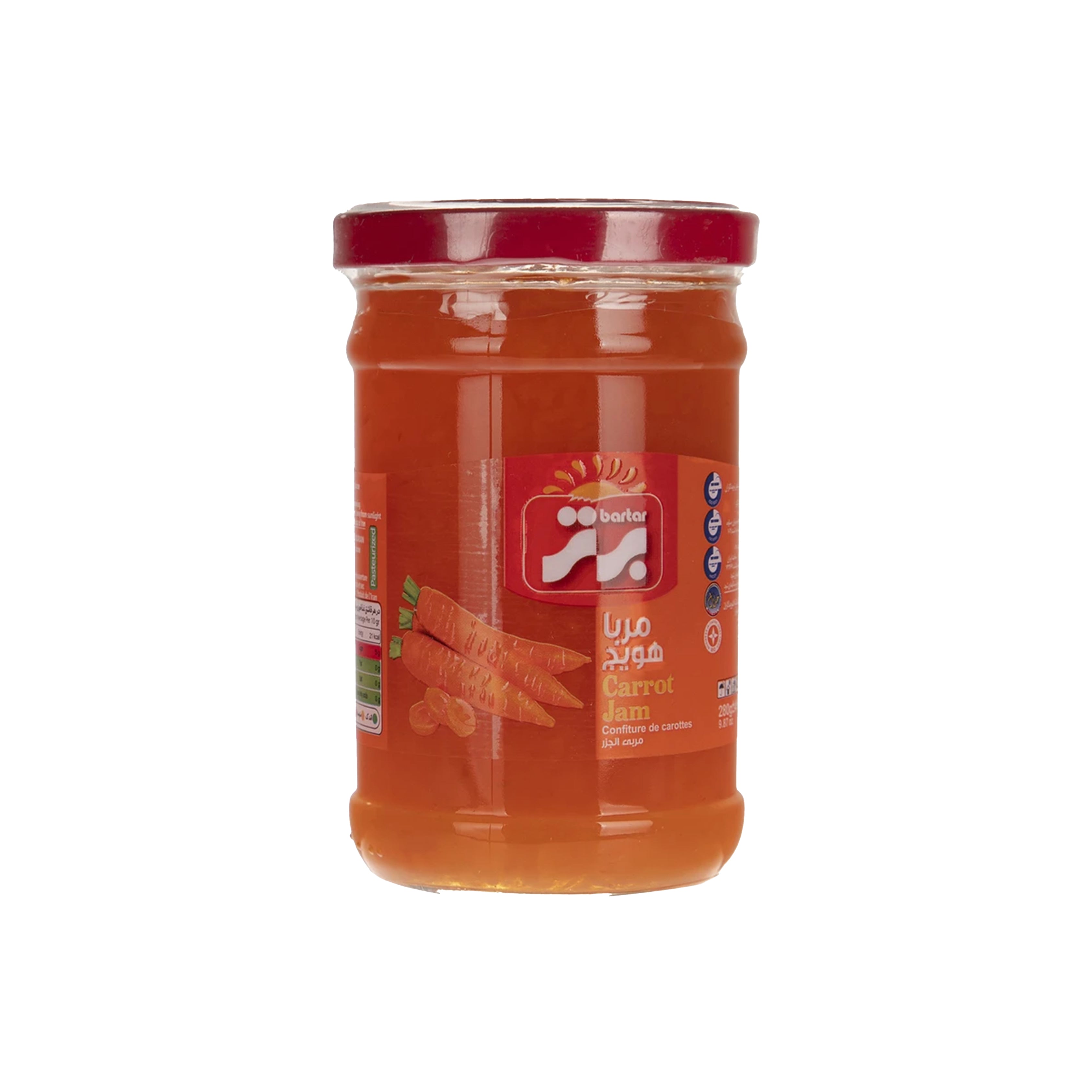 برتر | مربا هویج (۲۹۰ گرم)